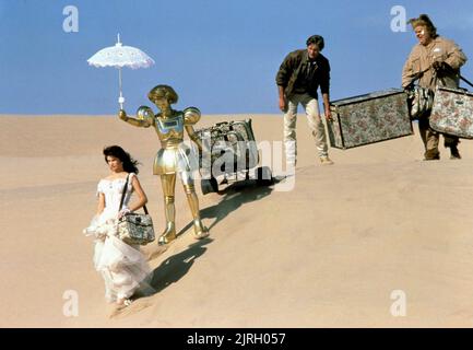 DAPHNE ZUNIGA, BILL PULLMAN, JOHN CANDY, SPACEBALLS, 1987 Stock Photo