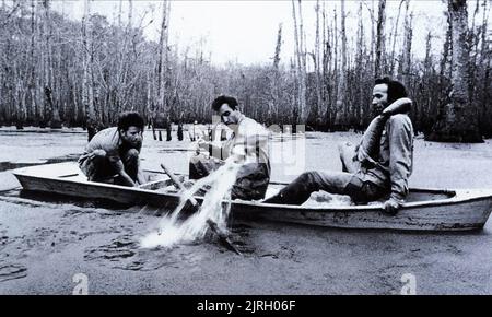 TOM WAITS, JOHN LURIE, ROBERTO BENIGNI, DOWN BY LAW, 1986 Stock Photo