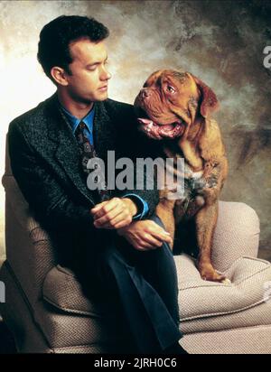 TOM HANKS, DOG, TURNER and HOOCH, 1989 Stock Photo