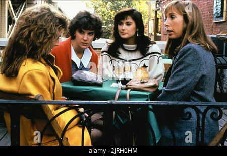 ELIZABETH PERKINS, DEMI MOORE, ABOUT LAST NIGHT..., 1986 Stock Photo