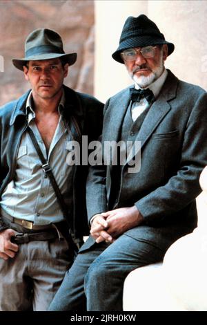 Indiana Jones: Sean Connery and Harrison Ford print by Bridgeman Images