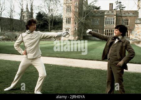 ALAN COX, NICHOLAS ROWE, YOUNG SHERLOCK HOLMES, 1985 Stock Photo