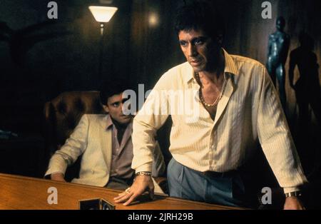 STEVEN BAUER, AL PACINO, SCARFACE, 1983 Stock Photo