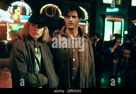 AMY MADIGAN, MICHAEL PARE, STREETS OF FIRE, 1984 Stock Photo