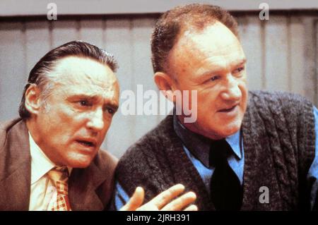 DENNIS HOPPER, GENE HACKMAN, HOOSIERS, 1986 Stock Photo