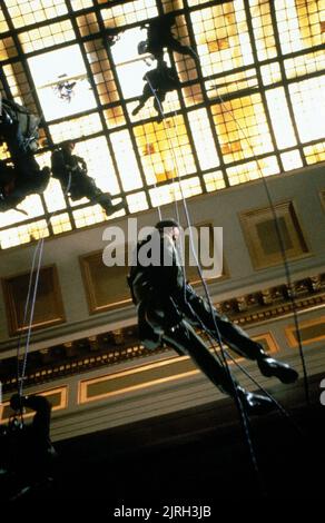 ABSEILING SCENE, HOLD-UP, 1985 Stock Photo