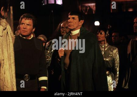 WILLIAM SHATNER, LEONARD NIMOY, STAR TREK V: THE FINAL FRONTIER, 1989 Stock Photo