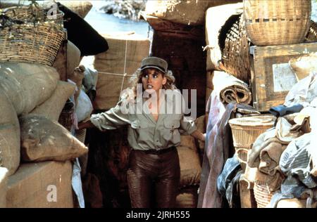 SHARON STONE, ALLAN QUATERMAIN AND THE LOST CITY OF GOLD, 1986 Stock Photo