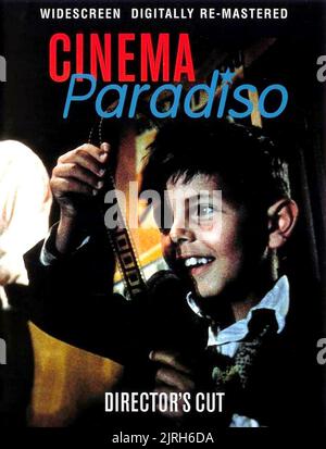SALVATORE CASCIO POSTER, CINEMA PARADISO, 1988 Stock Photo