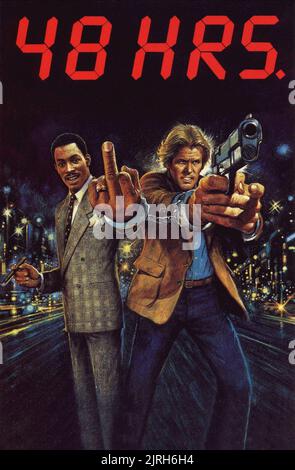 EDDIE MURPHY, NICK NOLTE, 48 HRS., 1982 Stock Photo