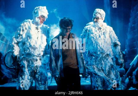 HAROLD RAMIS, RICK MORANIS, DAN AYKROYD, GHOSTBUSTERS, 1984 Stock Photo