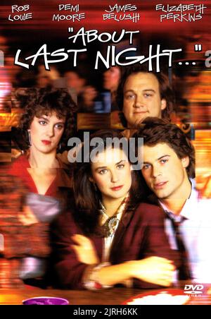 MOVIE POSTER, ABOUT LAST NIGHT..., 1986 Stock Photo