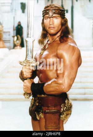 ARNOLD SCHWARZENEGGER, CONAN THE DESTROYER, 1984 Stock Photo