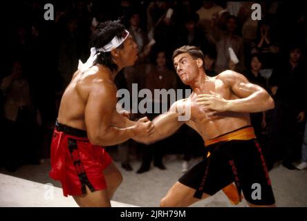 JEAN-CLAUDE VAN DAMME, BOLO YEUNG, BLOODSPORT, 1988 Stock Photo