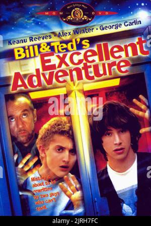 ALEX WINTER, KEANU REEVES POSTER, BILL and TED'S EXCELLENT ADVENTURE, 1989 Stock Photo
