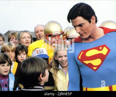 CHRISTOPHER REEVE, SUPERMAN IV: THE QUEST FOR PEACE, 1987 Stock Photo