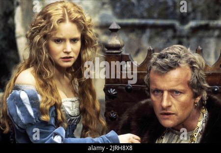 JENNIFER JASON LEIGH, RUTGER HAUER, FLESH+BLOOD, 1985 Stock Photo