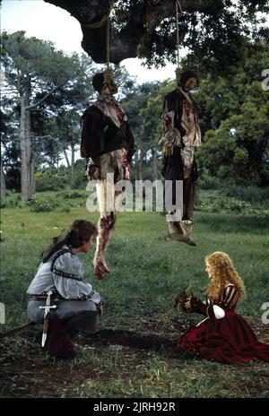 TOM BURLINSON, JENNIFER JASON LEIGH, FLESH+BLOOD, 1985 Stock Photo