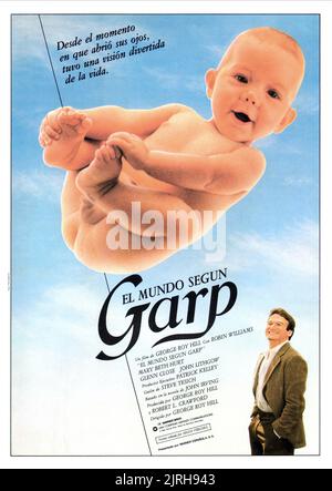 ROBIN WILLIAMS, BABY POSTER, THE WORLD ACCORDING TO GARP, 1982 Stock Photo