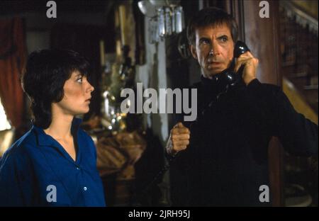 MEG TILLY, ANTHONY PERKINS, PSYCHO II, 1983 Stock Photo