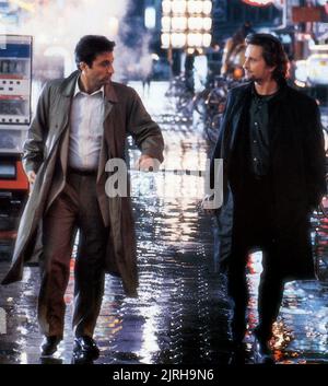 ANDY GARCIA, MICHAEL DOUGLAS, BLACK RAIN, 1989 Stock Photo