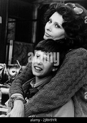 EDOARDO PONTI, SOPHIA LOREN, AURORA, 1984 Stock Photo