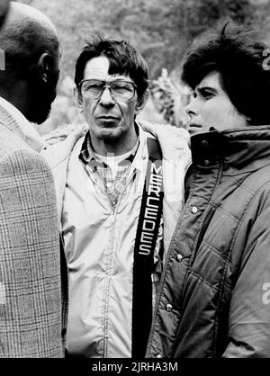 LOUIS GOSSETT JR, LEONARD NIMOY, PETER BARTON, THE POWERS OF MATTHEW STAR, 1982 Stock Photo