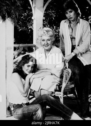 MELISSA GILBERT, MAUREEN STAPLETON, STEFANIE POWERS, FAMILY SECRETS, 1984 Stock Photo