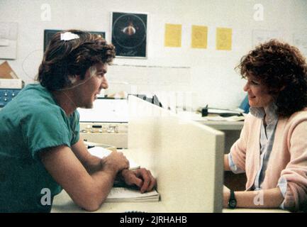 DENNIS QUAID, KATE CAPSHAW, DREAMSCAPE, 1984 Stock Photo