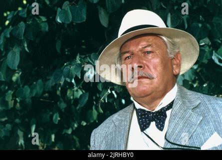 PETER USTINOV, APPOINTMENT WITH DEATH, 1988 Stock Photo