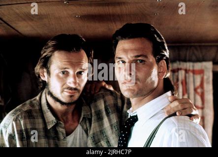 LIAM NEESON, PATRICK SWAYZE, NEXT OF KIN, 1989 Stock Photo