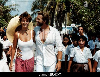 RACHEL WARD, JEFF BRIDGES, AGAINST ALL ODDS, 1984 Stock Photo