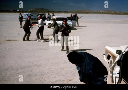 GARY BUSEY, DANNY GLOVER, LETHAL WEAPON, 1987 Stock Photo