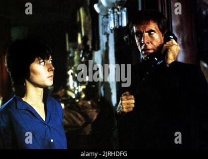 MEG TILLY, ANTHONY PERKINS, PSYCHO II, 1983 Stock Photo