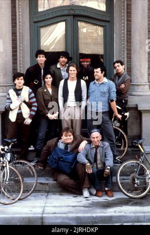 ANDERSON,SHELLY,GERTZ,BACON,RODRIGUEZ,WEISS,DINOS,HARRIS,KAYE, QUICKSILVER, 1986 Stock Photo