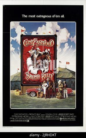 FILM POSTER, BRONCO BILLY, 1980 Stock Photo