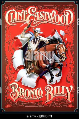 FILM POSTER, BRONCO BILLY, 1980 Stock Photo