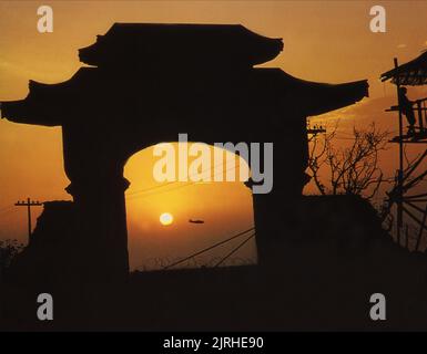 SUNSET SCENE, EMPIRE OF THE SUN, 1987 Stock Photo