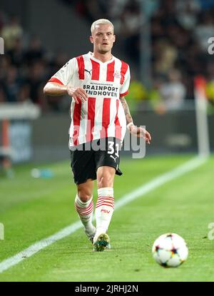 PSV Eindhoven's Philipp Max during the UEFA Champions League qualifying match at PSV Stadion, Eindhoven. Picture date: Wednesday August 24, 2022. Stock Photo