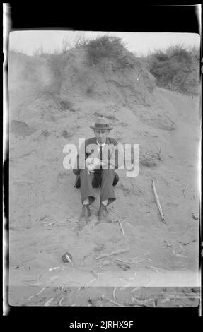 [Roland Searle], 1920s to 1930s, New Zealand, by Roland Searle. Stock Photo