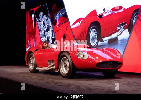 RM Sotheby's auction at Monterey California Car Week classic collectors car auctions. Stock Photo