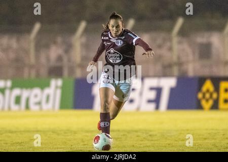 Mogi Das Cruzes, Brazil. 24th Aug, 2022. Yngrid da Ferroviaria during a  match between Corinthians x Ferroviaria valid for the 3rd round of the  Campeonato Paulista Feminino 2022 held at Estádio Nogueirão