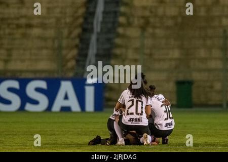 Mogi Das Cruzes, Brazil. 24th Aug, 2022. Yngrid da Ferroviaria during a  match between Corinthians x Ferroviaria valid for the 3rd round of the  Campeonato Paulista Feminino 2022 held at Estádio Nogueirão