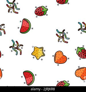 Illustration Of A Cartoon Red Gummy Bear Made Of Fruity Strawberry Jelly  Candy Suitable For Babies Vector, Variety, Caramel, Color PNG and Vector  with Transparent Background for Free Download