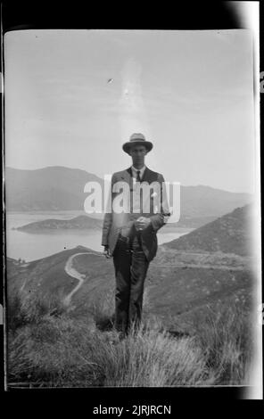 [Roland Searle], 1920s to 1930s, New Zealand, by Roland Searle. Stock Photo