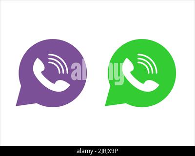Phone call icon. Vector flat rounded symbol. Call icon for the website,  applications, user interface. Vector illustration Stock Vector