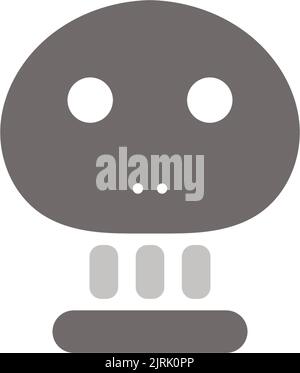 skull icon vector illustration logo design Stock Vector