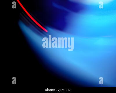 Digital  communication blurry  background. Abstract particles blur defocus image. Stock Photo