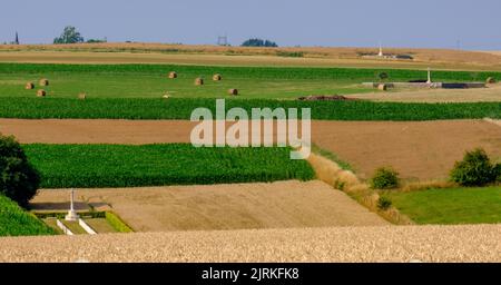 British war cemeteries on the Somme, France Stock Photo