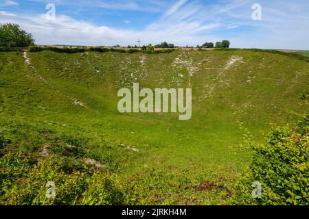 Lochnagar crater, Somme, France Stock Photo